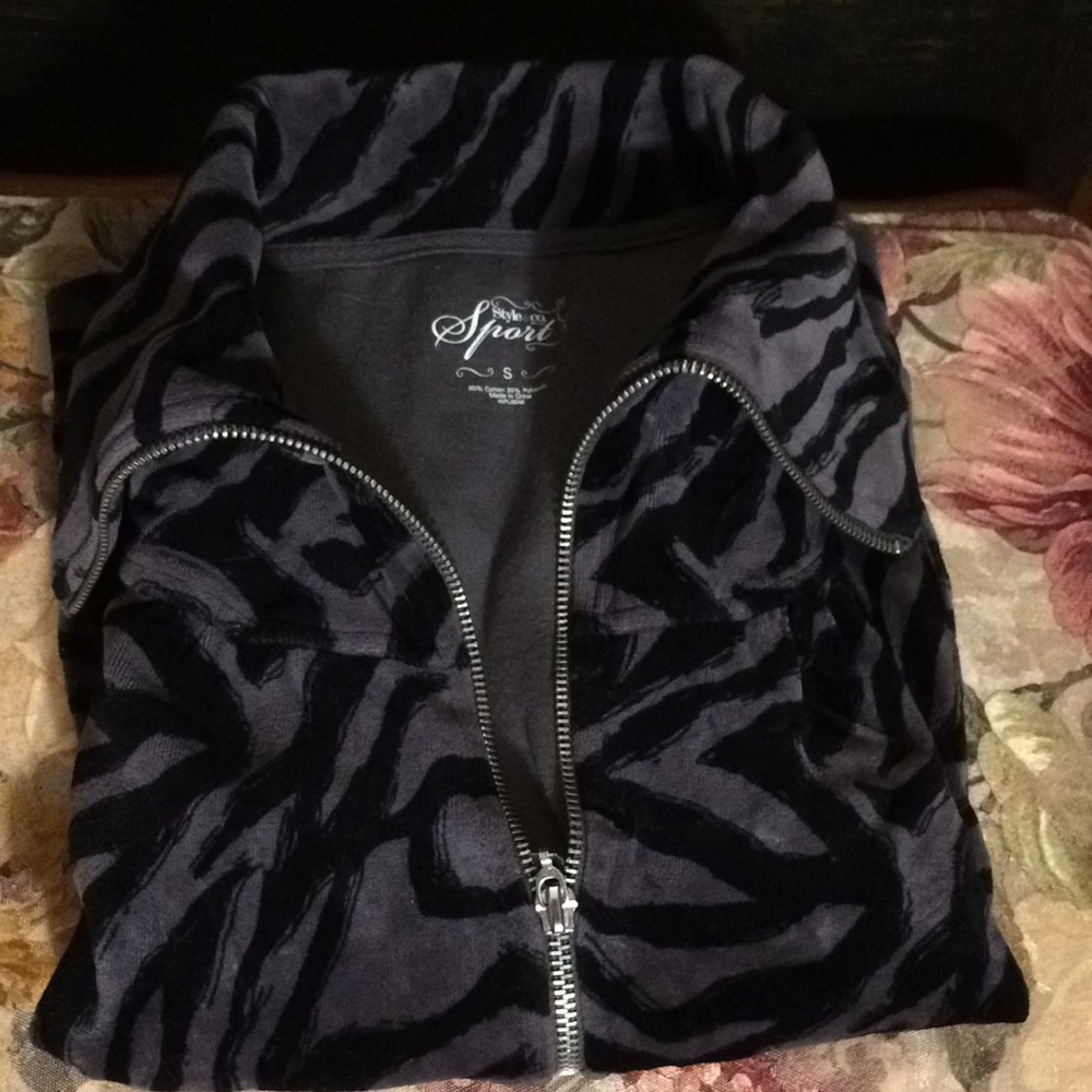 Style & Co Zebra print jacket - Picture 4 of 4